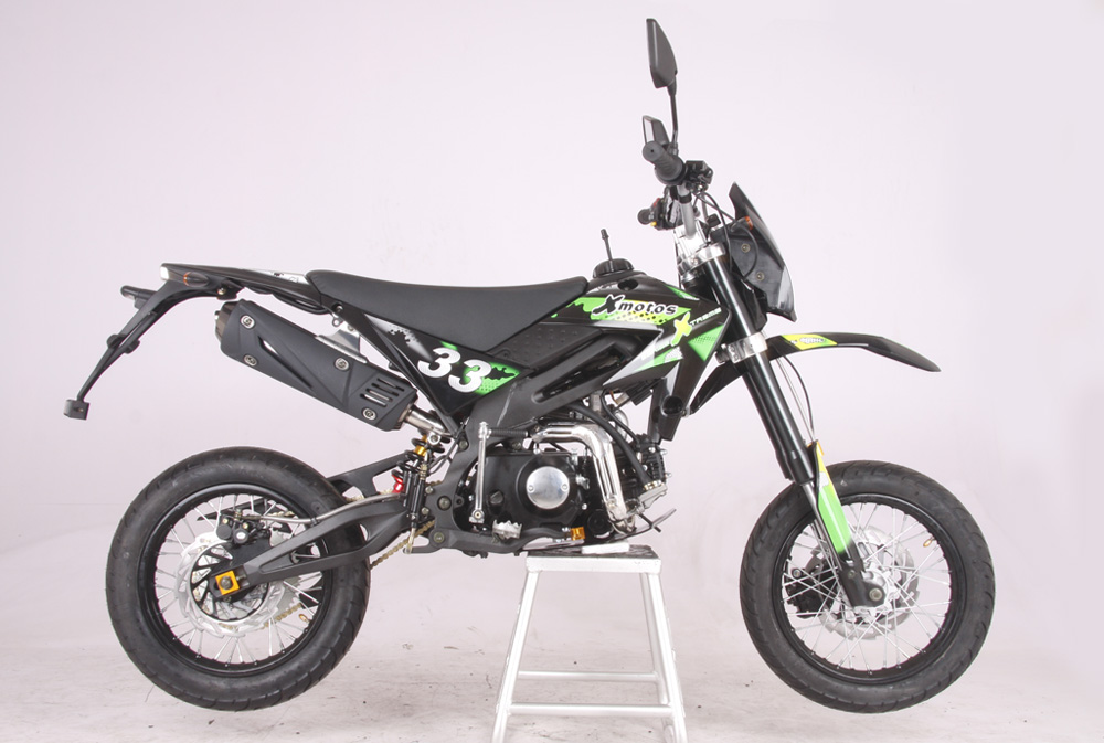 ICS SBF 33 50cc 4 Takt EEC EnduroCross Dirtbike Schwarz  